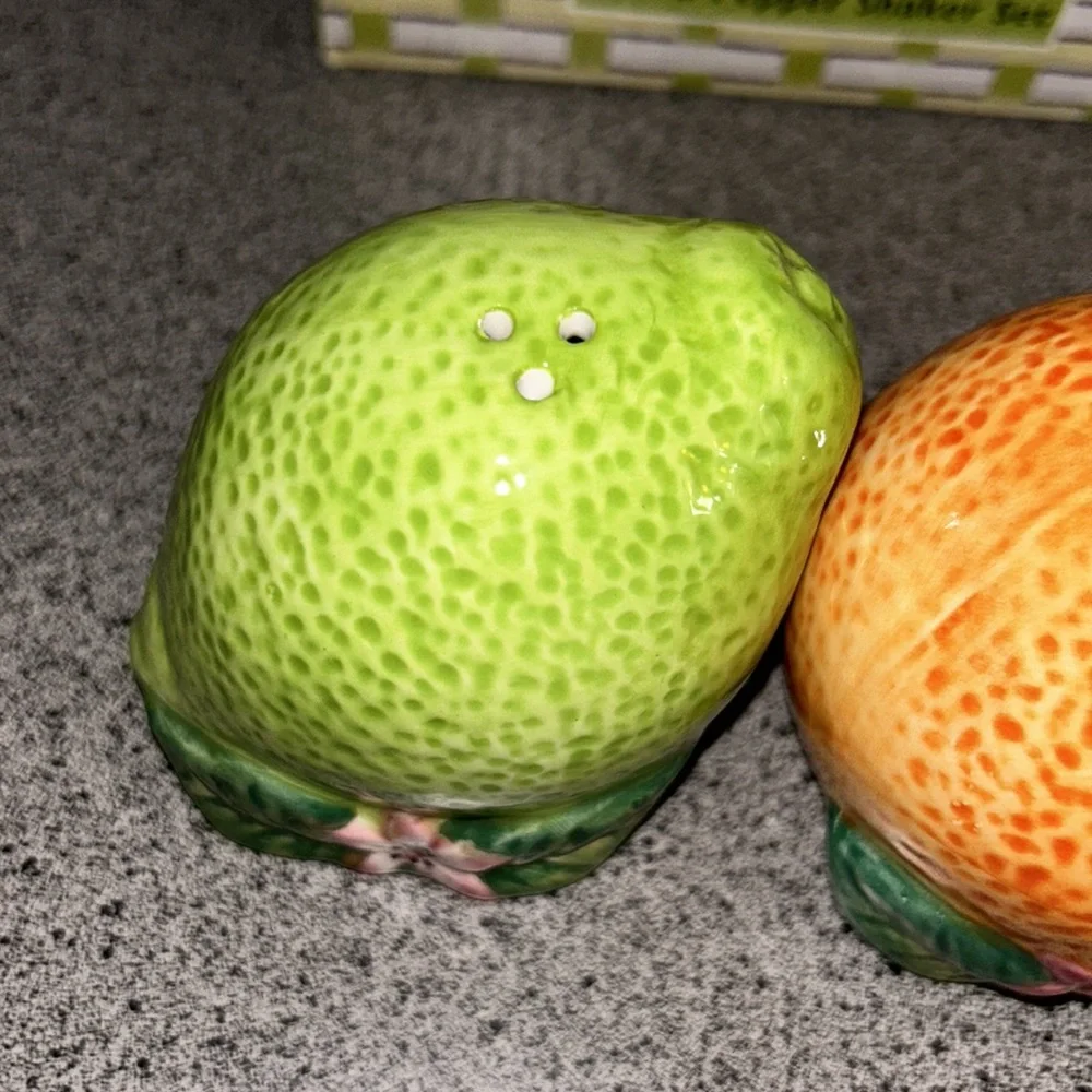 NWT Citrus Salt and Pepper Shakers set